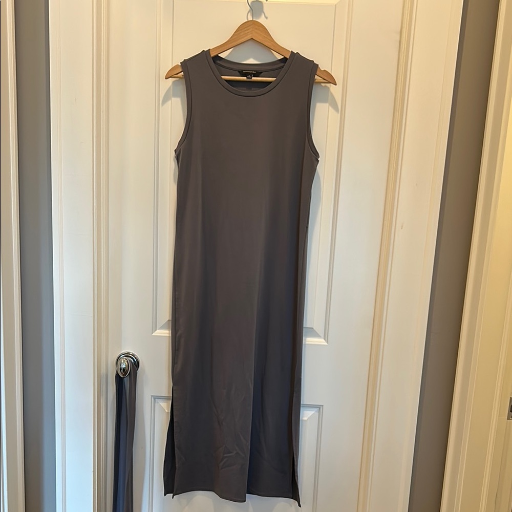 Banana Republic Slate Gray Sleeveless Dress